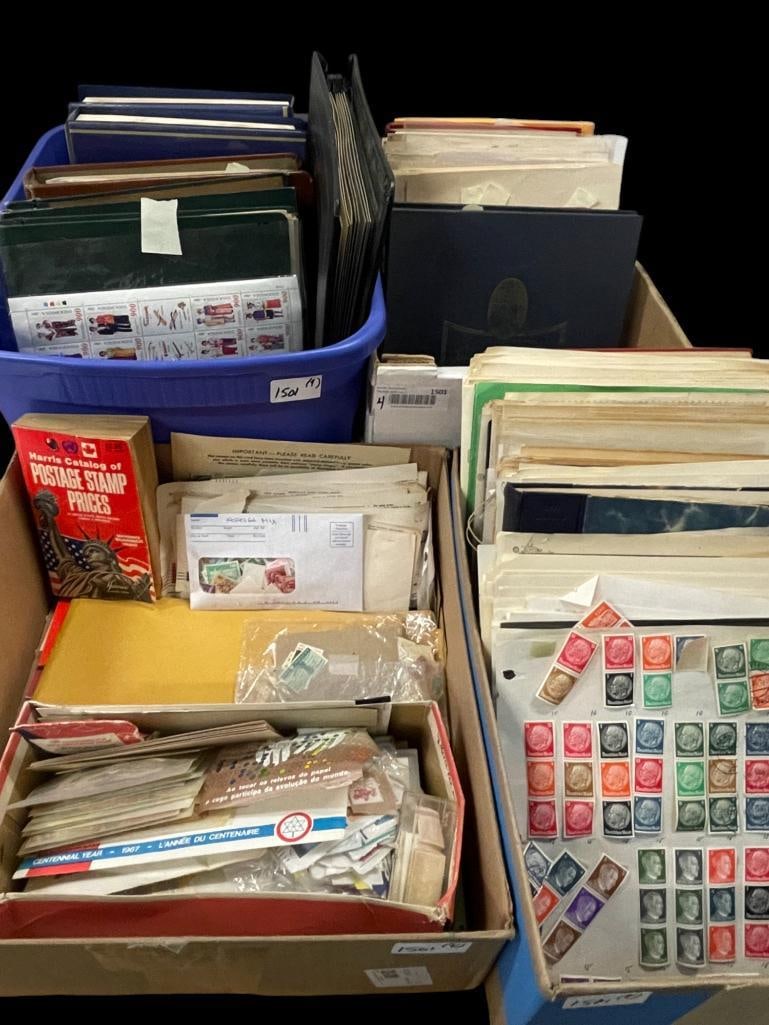 4 Boxes of Albums and Loose Stamps U.S. and Foreign (1 of 20)
