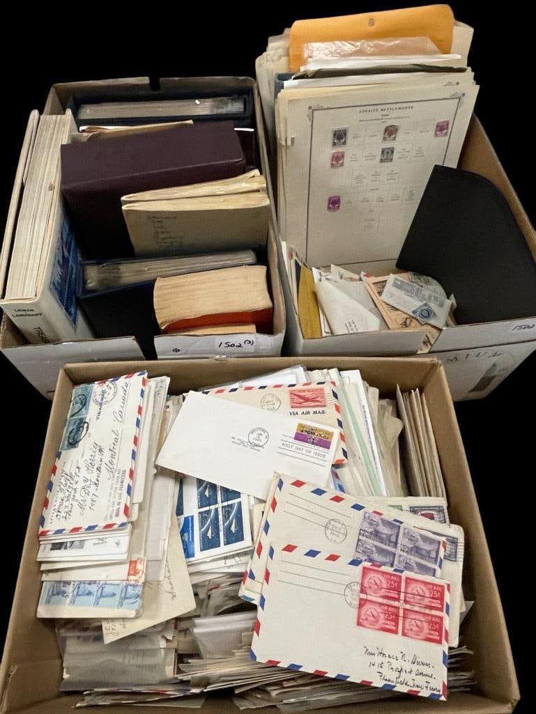 3 Boxes of U.S. and Foreign Stamps (1 of 20)