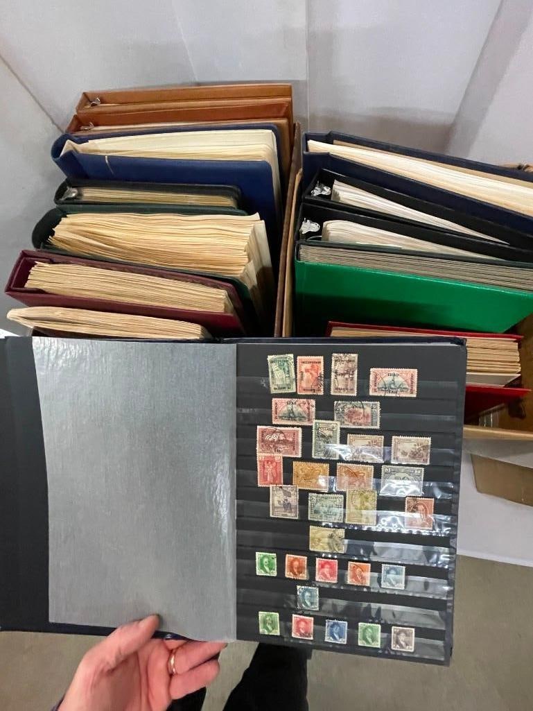 2 Boxes of Binders Mostly Foreign Stamps (1 of 20)