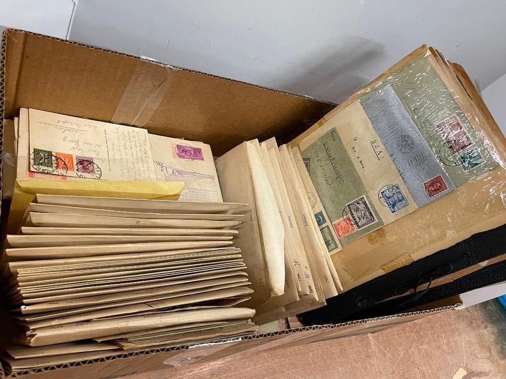 Box of Mixed Stamps, Mint Blocks, Covers etc. (1 of 20)