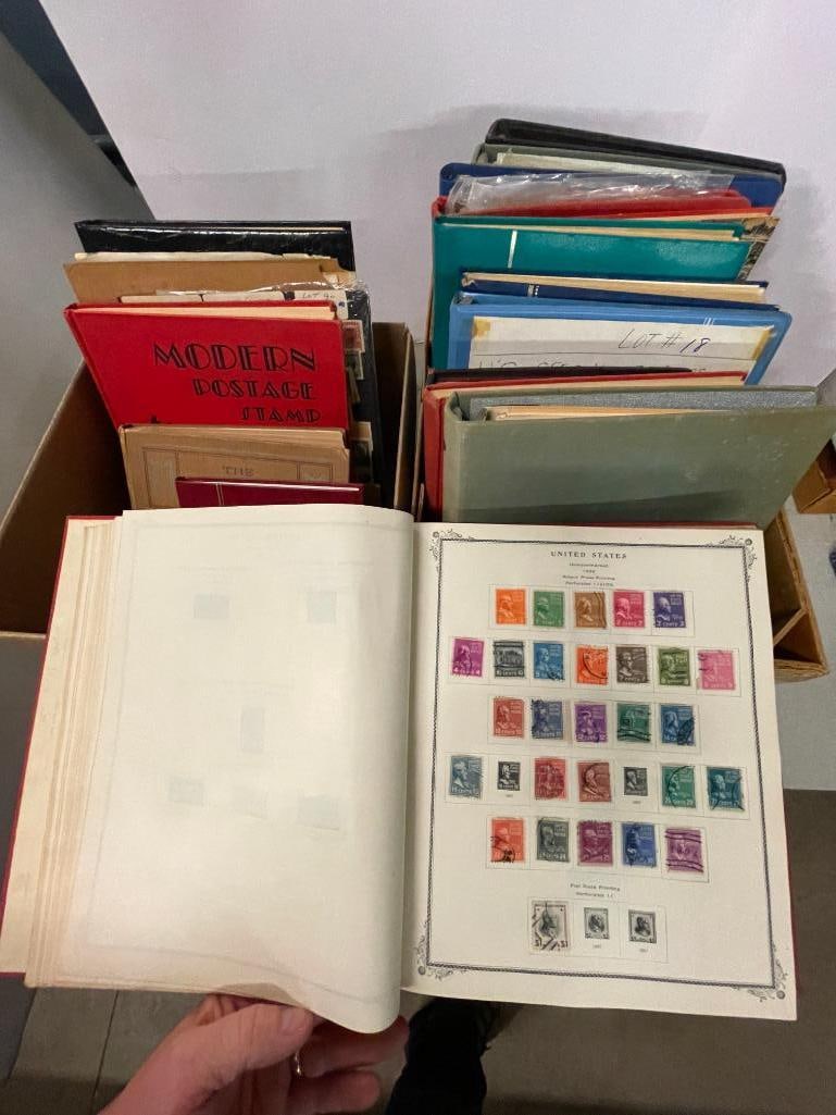 2 Boxes of Albums and Stock Books U.S. and Foreign Stamps (1 of 12)