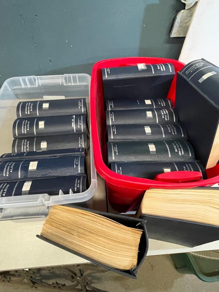 15 International Stamp Albums 1970's and 1980's (1 of 14)