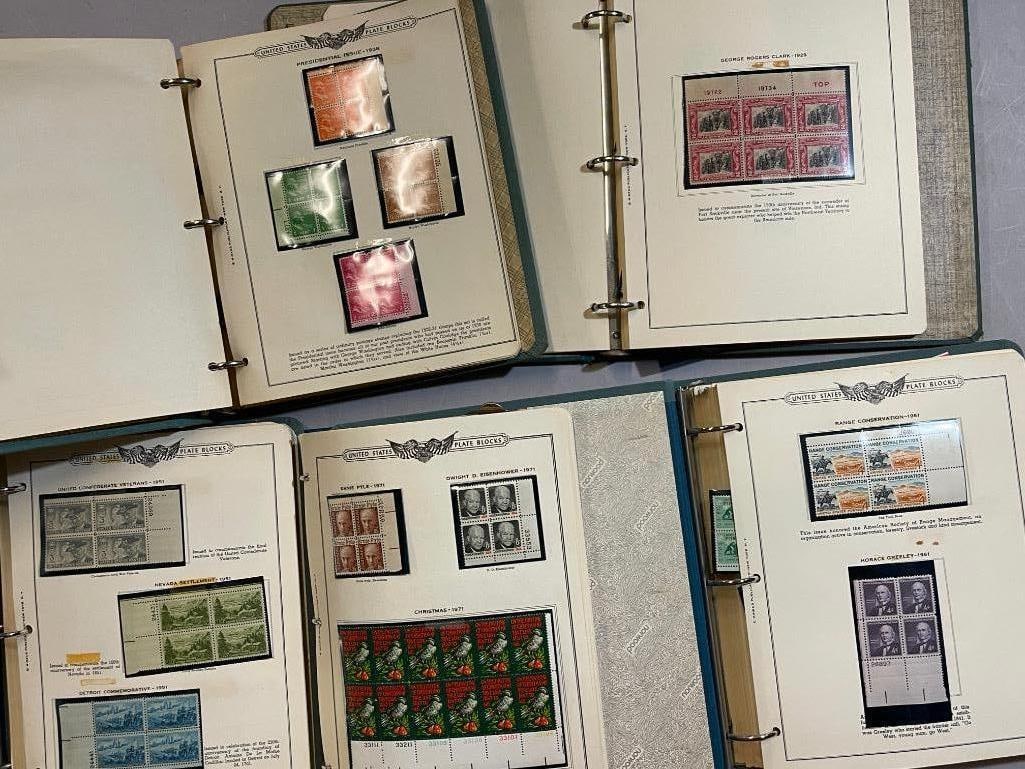 5 U.S. Plate Block Albums 1919-1980 (1 of 16)