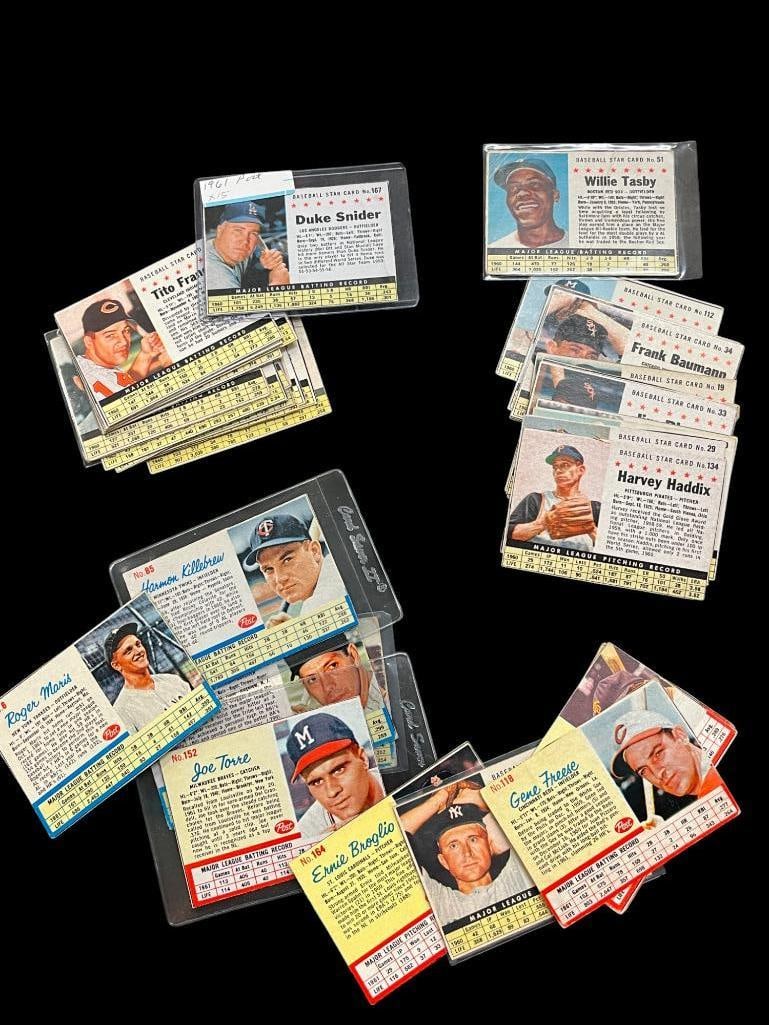 1961 and 1962 Post Baseball Cards (1 of 4)