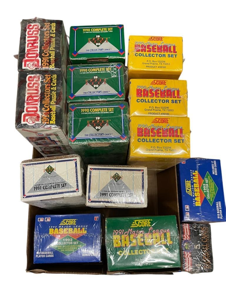 Score, Donruss, Upper Deck 1990's Baseball Cards (1 of 6)