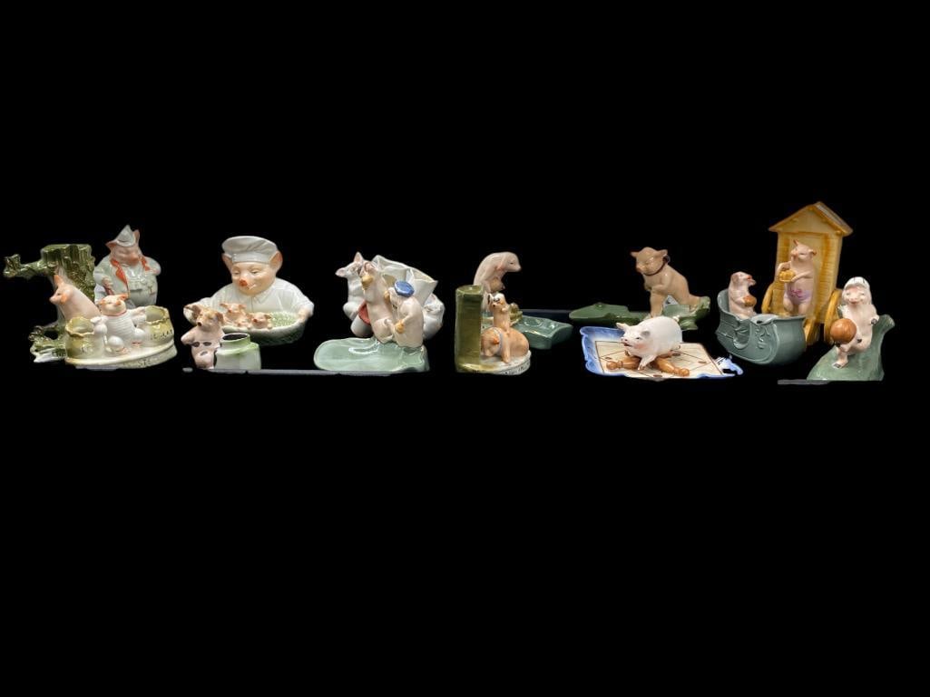 14 German Fairing Pig Figurines (1 of 7)