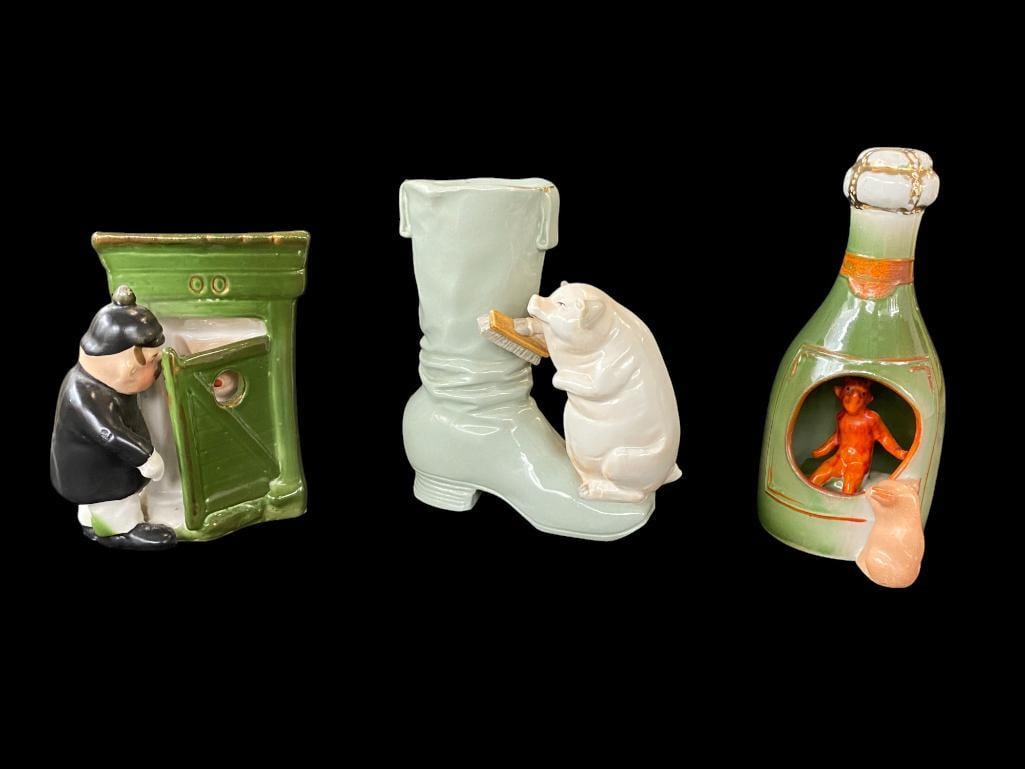 2 German Fairing Pig Figurines (1 of 5)