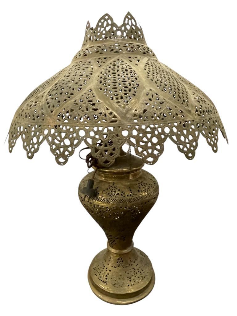 Reticulated Moorish Table Lamp (1 of 3)