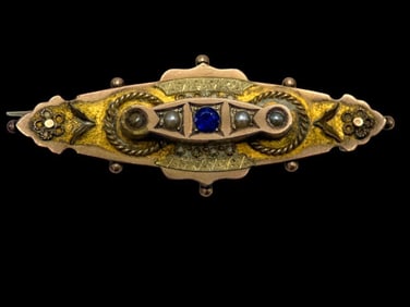Victorian Gold Pin