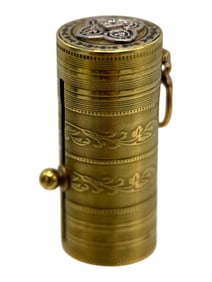 14k Gold Lipstick Holder