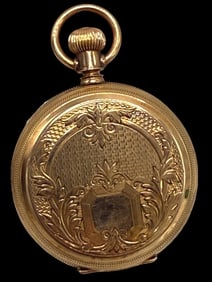 A.W. Waltham Co. 14k Gold Pocket Watch