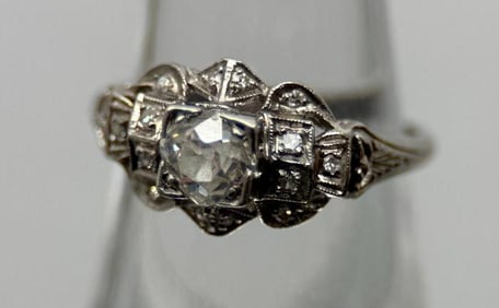 Platinum and Diamonds Ring