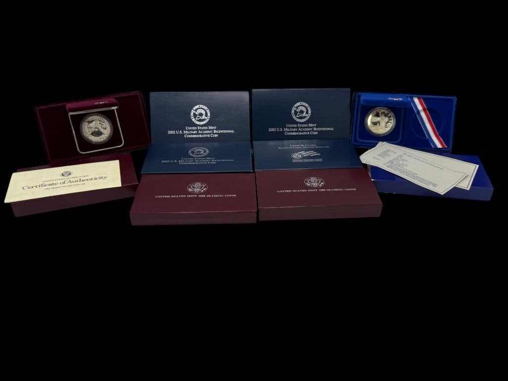 Mixed Group of U.S. Commemorative Silver Coins and more (1 of 4)