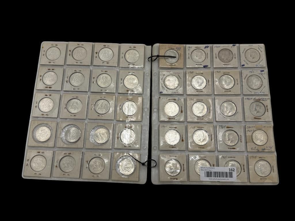 Group of 1964 Silver Kennedy Half Dollars and 1967 Error (1 of 6)
