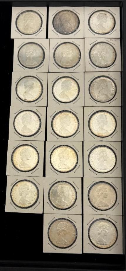 Group of Canada Silver Dollars (1 of 2)
