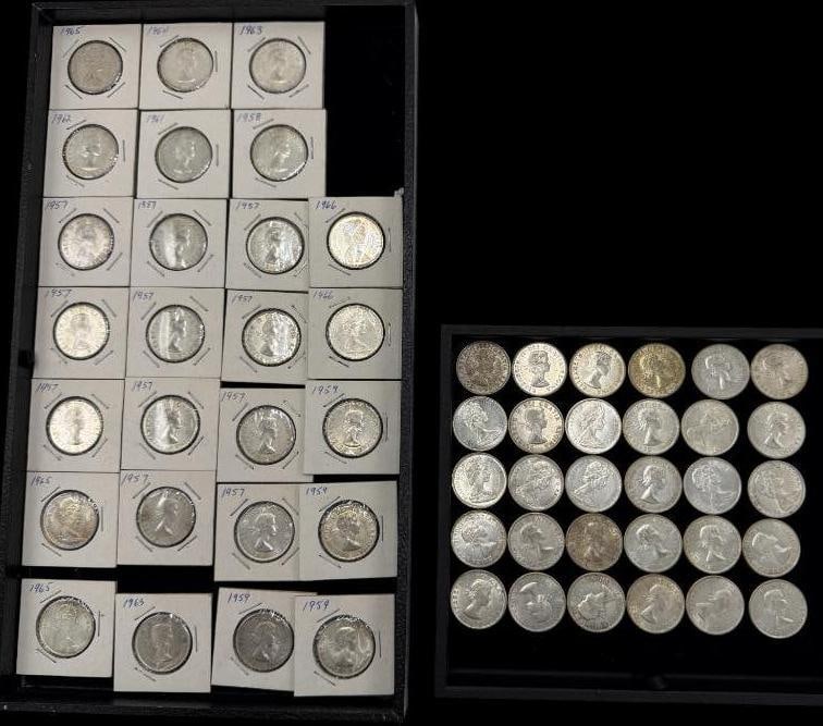 Group of Silver Canada Half Dollars (1 of 5)