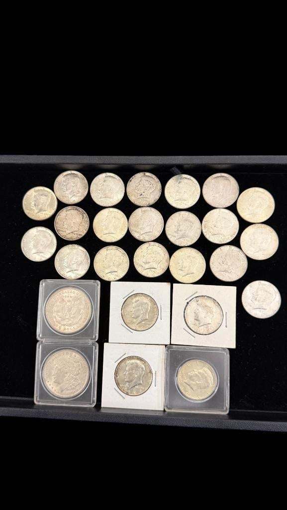 Morgan Silver Dollars and Kennedy Half Dollars (1 of 2)