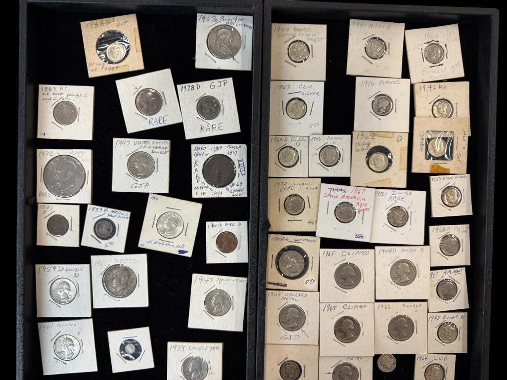 Group of U.S. Silver Coins, Some with Errors, etc. (1 of 3)