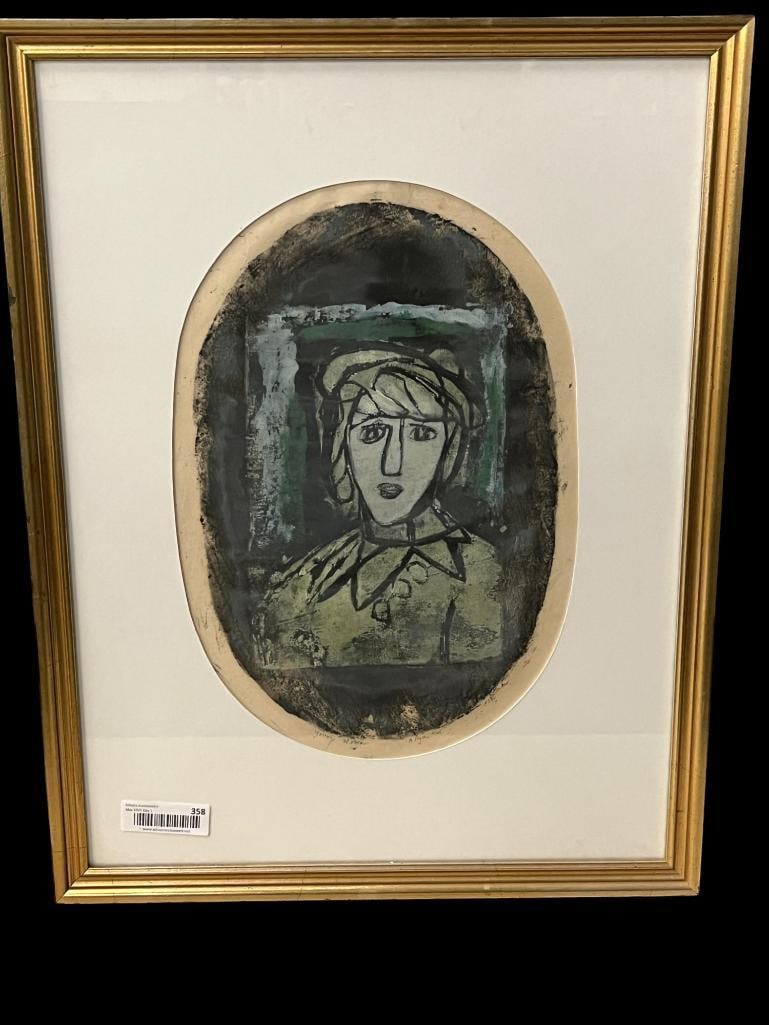 Anne Ryan signed and numbered Woodcut (1 of 6)