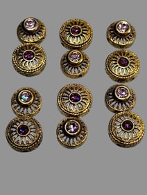 Group Gold Filled pieces with Stones