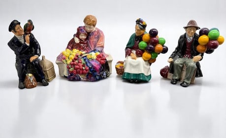 Group of Royal Doulton Figurines