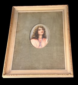 Beautiful Portrait on Porcelain