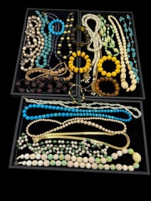 Group of Costume Jewelry Necklaces, Bracelets etc