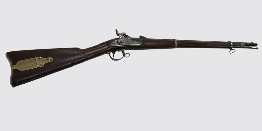 Remington U.S. Model 1863 Zouave Percussion Rifle: Remington U.S. Model 1863 Zouave Percussion Rifle. Approx. 49 inches long. Barrel approx. 33 inches long.
