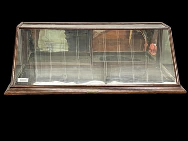 Oak Countertop Display Case