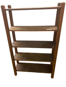 Oak Mission Style Bookshelf