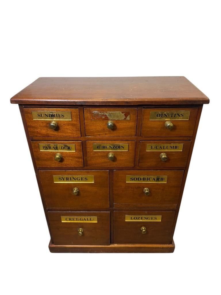 Antique Doctors Apothecary Cabinet (1 of 10)