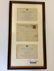 1927 White House Reception Invitations