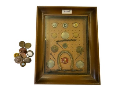 Group of Horse Bridle Buttons and more
