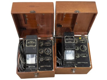 Two Cambridge Simpli-Scribe Electrocardiographs