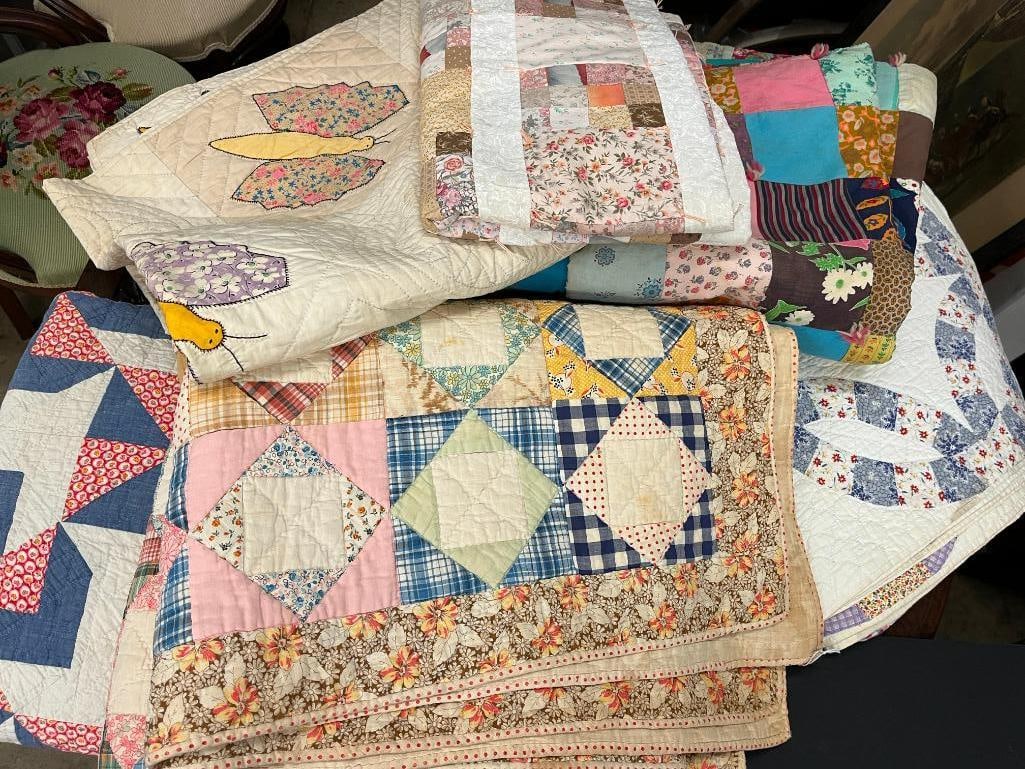 Vintage Handmade Quilts (1 of 11)
