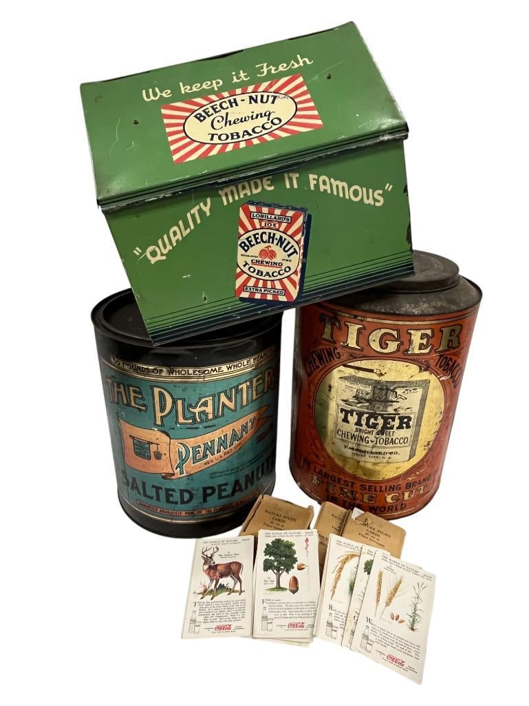 Chewing Tobacco and Peanuts Advertising Tins (1 of 16)
