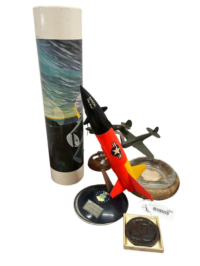 Bell Aerosystems Posters, Curtis Wright Army Navy Medal (1 of 8)