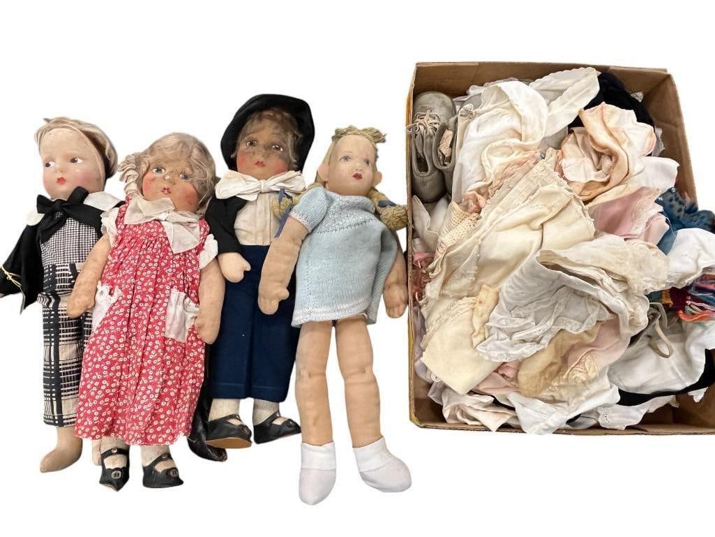 Madame Alexander Dolls and Vintage Clothes (1 of 5)