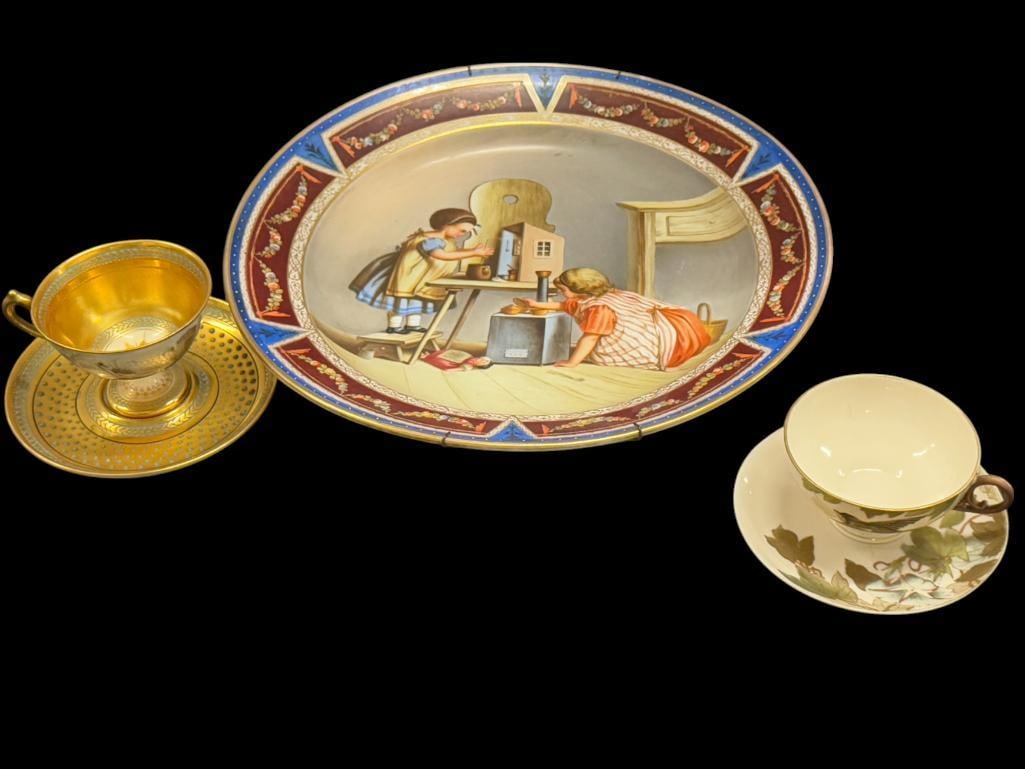 Dresden and Alfred Stevens Tea Cups (1 of 11)