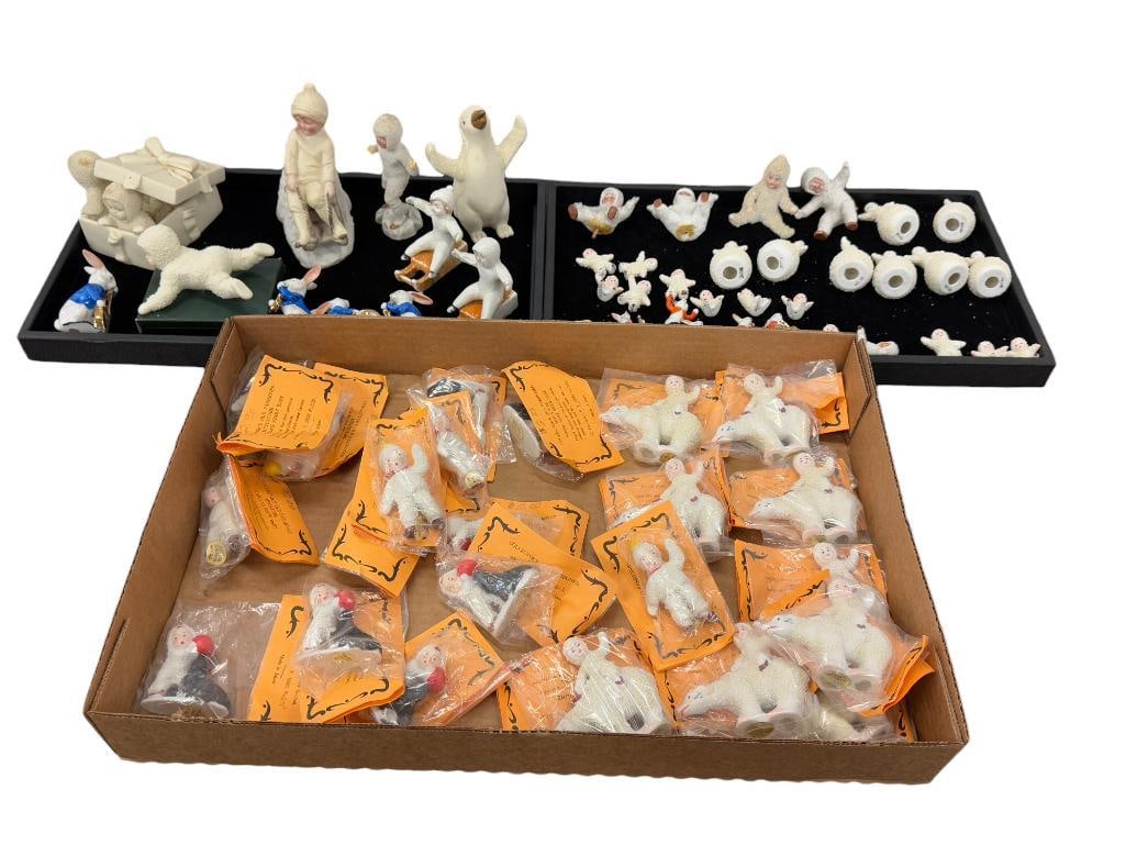 Group of Snowbabies, Rabbits and more: Group of Snowbabies, Rabbits and more. Approx. 64 pieces.