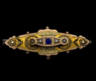 Victorian Gold Pin