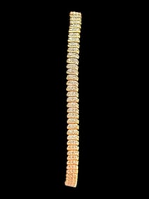 14k Gold and Diamond Bracelet