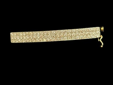 14k Gold and Diamond Bracelet