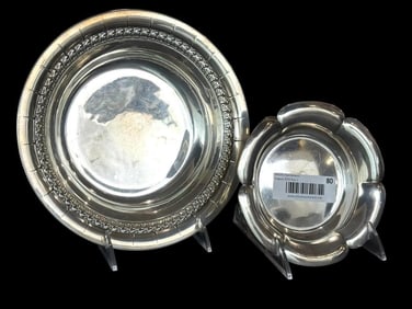 Two Sterling Silver Bowls