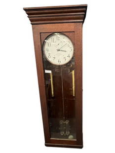 International Time Recording Co. Clock: International Time Recording Co. Clock, Endicott NY. Approx. 66 x 23 x 9 inches.