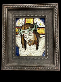 Mosaic of Jesus at the Crucifixion