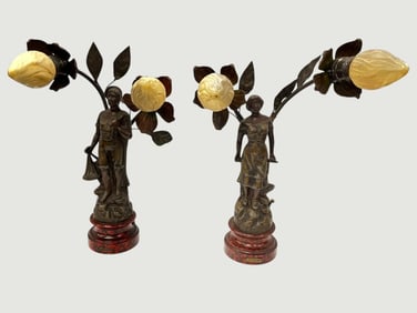 Art Deco Figural Table Lamps
