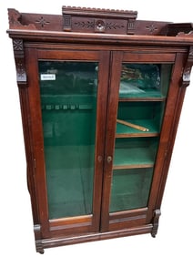 Victorian Walnut Gun Cabinet