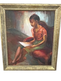 Bernice Perry Sutton oil on board