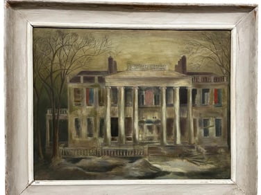 Bernice Perry Sutton signed watercolor on canvas
